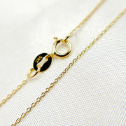 14K Solid Gold Cable Chain